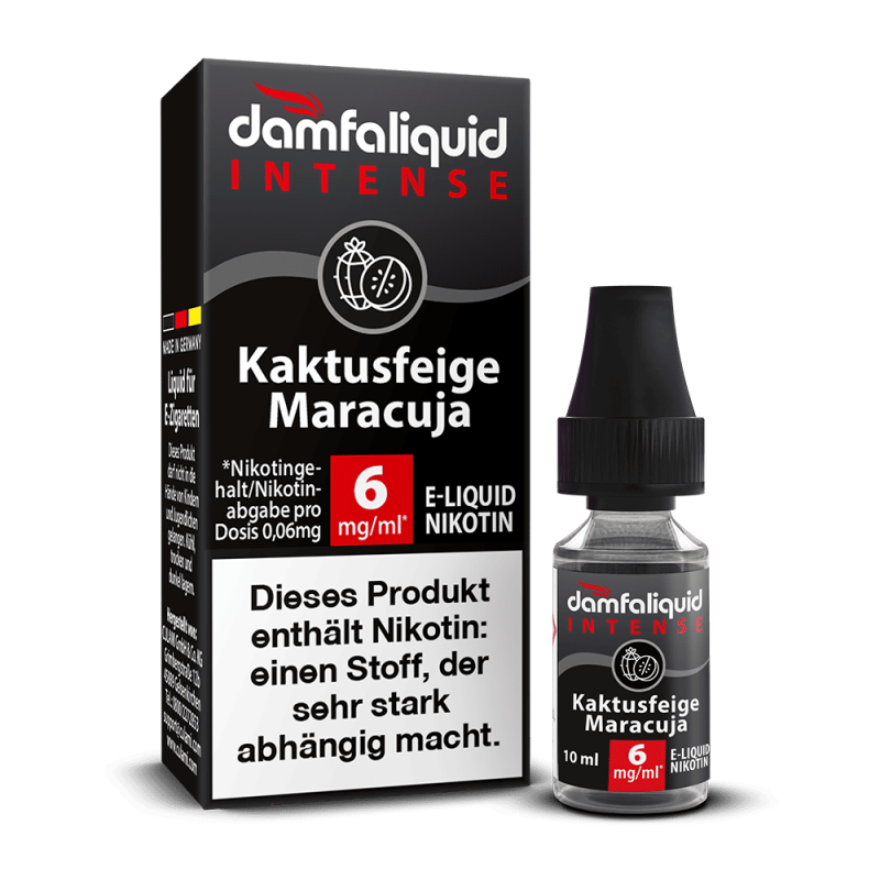 damfaliquid - Kaktusfeige Maracuja 6mg 10ml INTENSE