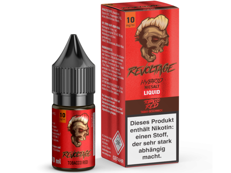Revoltage Hybrid Nikotinsalz Tobacco Red 10ml 10mg
