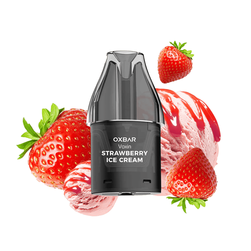 Oxbar Voxin Einweg Pod - Strawberry Ice Cream - 20mg Nikotinsalz 2ml