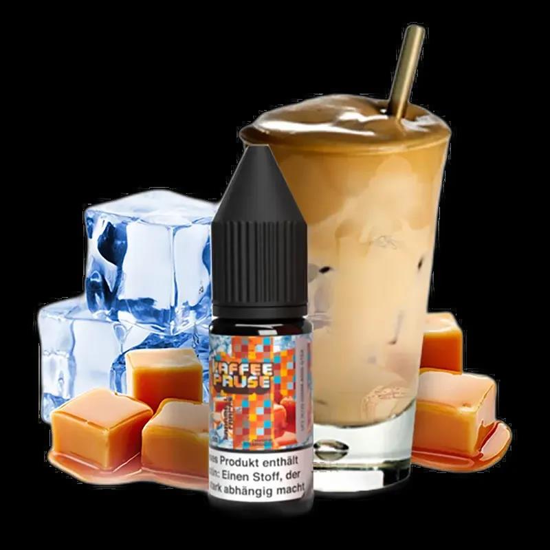 Kaffeepause Nikotinsalz - Karamell Frappe Ice - 10ml Liquid 20mg