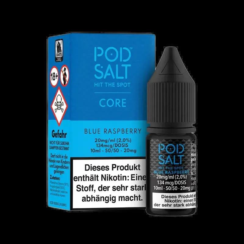 Pod Salt Core Nikotinsalz - Blue Raspberry - 10ml Liquid 20mg