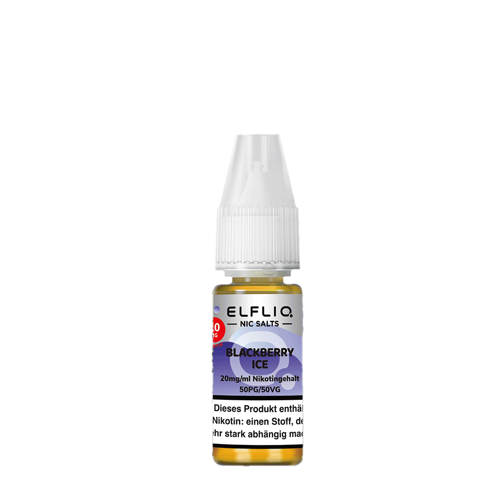 Elfliq by Elfbar Nikotinsalz - Blackberry Ice - Liquid 10ml 20mg