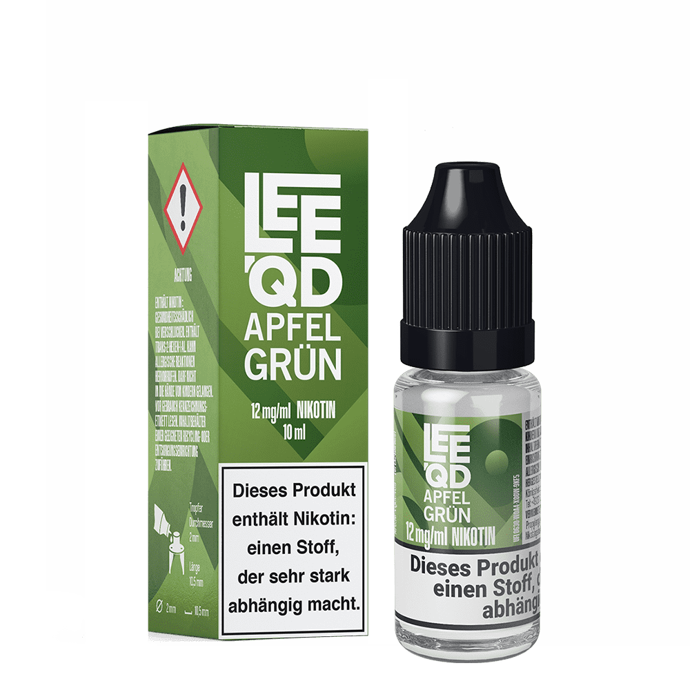 LEEQD Liquid - Fruit Apfel grün - 10ml 12mg