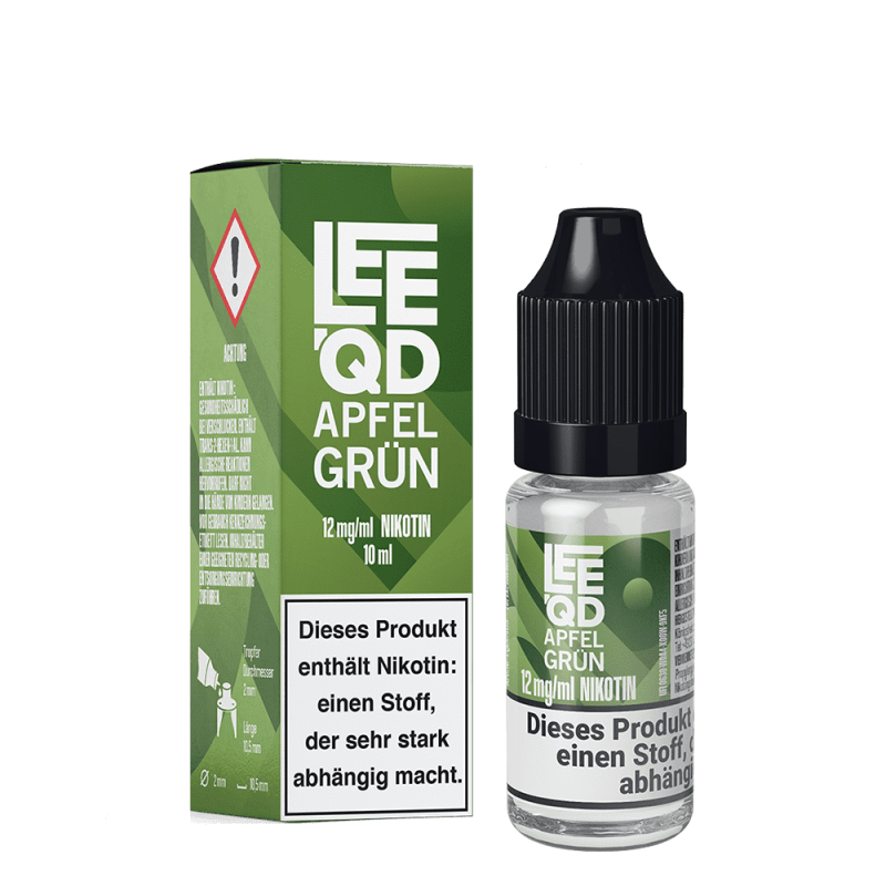 LEEQD Liquid - Fruit Apfel grün - 10ml 12mg