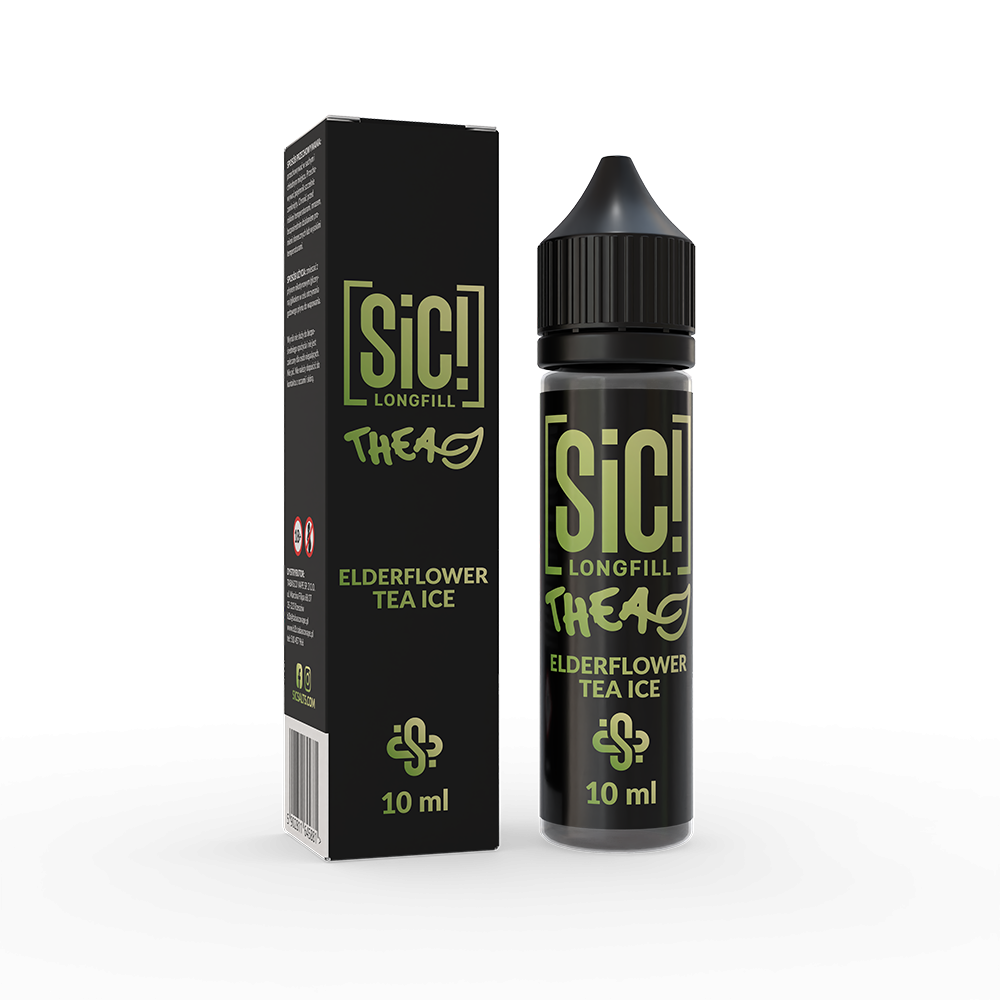 SIC Longfill - Elderflower Tea Ice - 10ml Aroma in 60ml Flasche