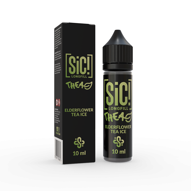 SIC Longfill - Elderflower Tea Ice - 10ml Aroma in 60ml Flasche