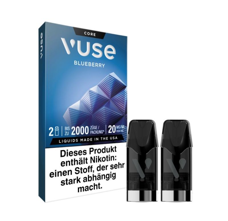 2x Vuse Pod Blueberry Nic Salts 20mg