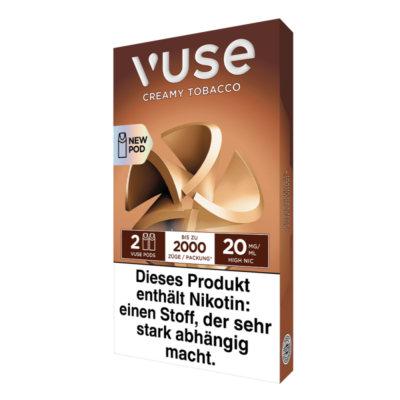 2x Vuse Pod Creamy Tobacco Nic Salts 20mg