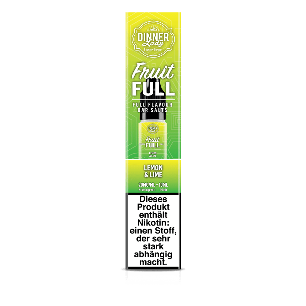 Dinner Lady Fruit Full Nikotinsalz - Lemon & Lime - 10ml Liquid 20mg