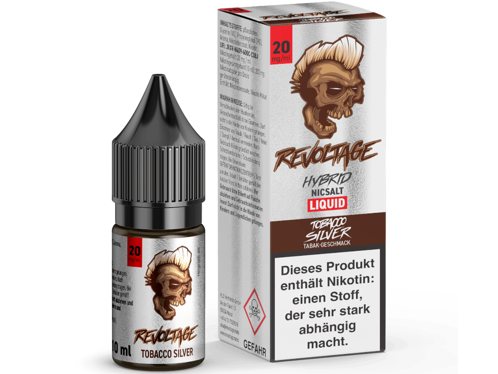 Revoltage Hybrid Nikotinsalz Tobacco Silver 10ml 20mg