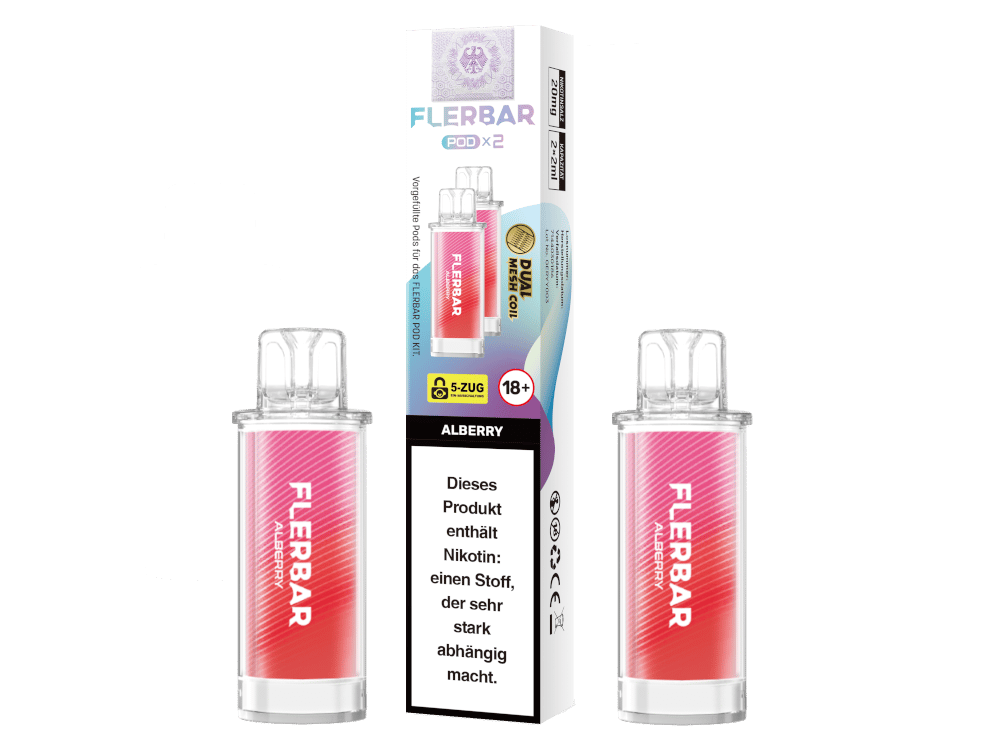 Flerbar Pod (2 Stk.) Alberry 20mg