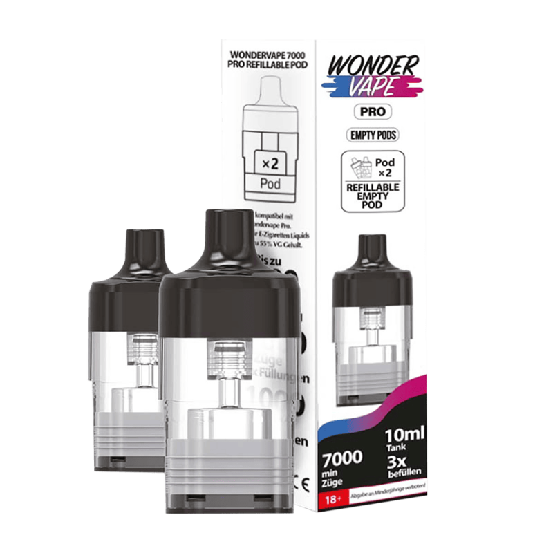 2x Wondervape 7000 Pro - Ersatzpod 0,8 Ohm