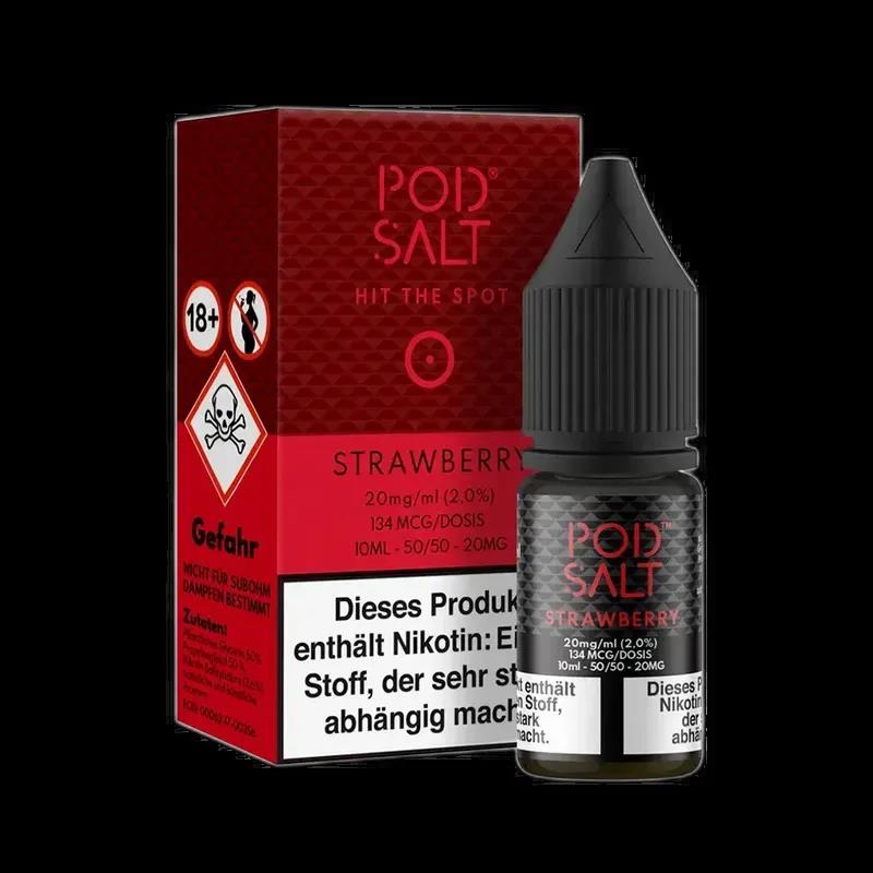 Pod Salt Core Nikotinsalz - Strawberry - 10ml Liquid 20mg