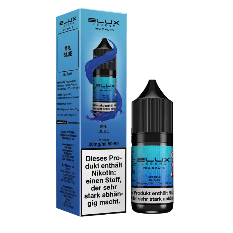 Elux Nikotinsalz - Mr. Blue - 10ml