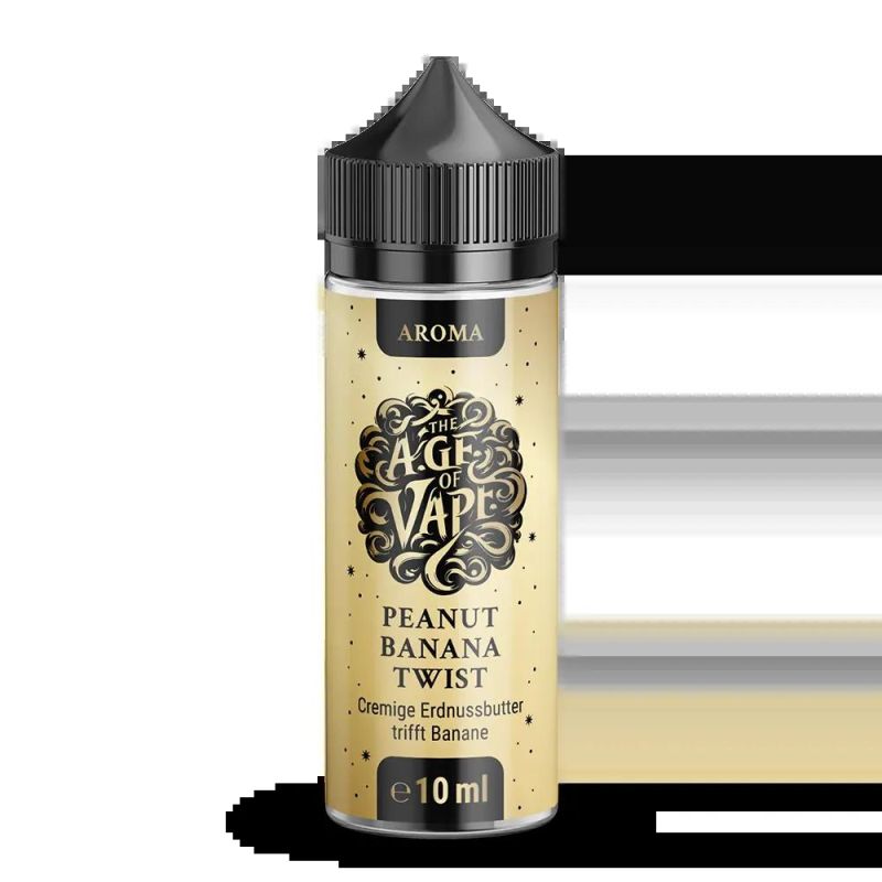 The Age of Vape Aroma Longfill - Peanut Banana Twist - 10ml in 120ml Flasche