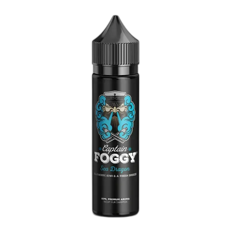 Captain Foggy Longfill - Sea Dragon - 10ml Aroma in 60ml Flasche