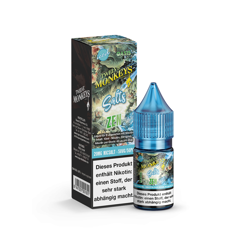 Twelve Monkeys Nikotinsalz - Zen - 10ml Liquid 20mg
