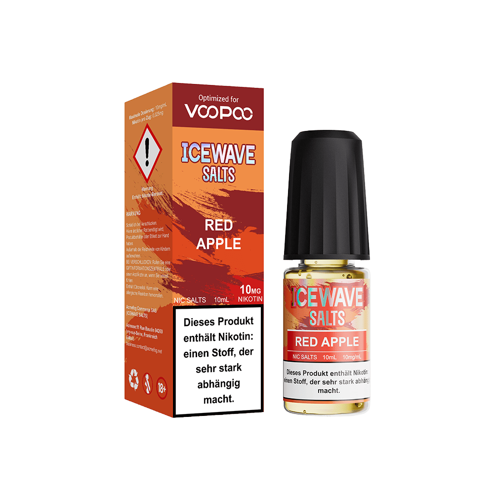 Icewave Nikotinsalz - Red Apple - 10ml Liquid
