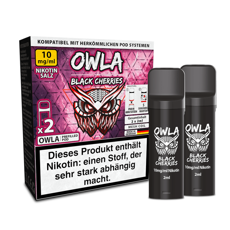 2x OWLA Einweg Pod - Black Cherries