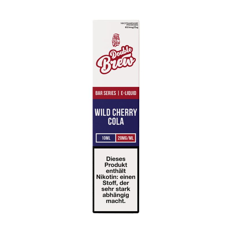 Double Brew Nikotinsalz - Wild Cherry Cola - 10ml Liquid 20mg