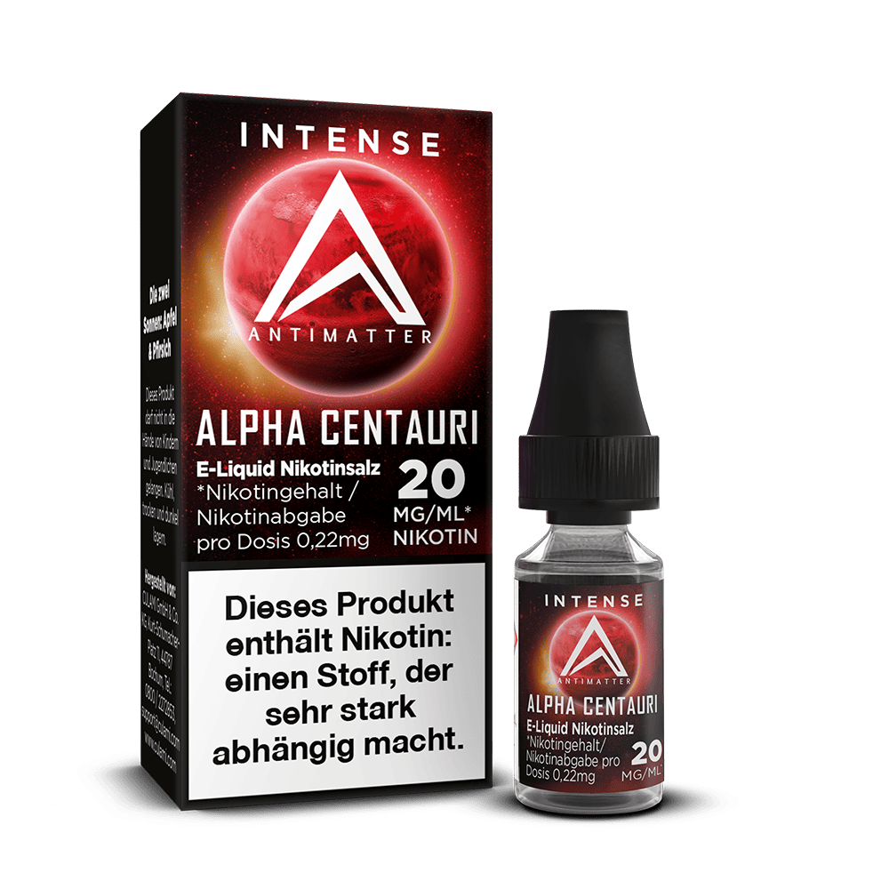 Antimatter Intense Nikotinsalz - Alpha Centauri -10ml Liquid 20mg