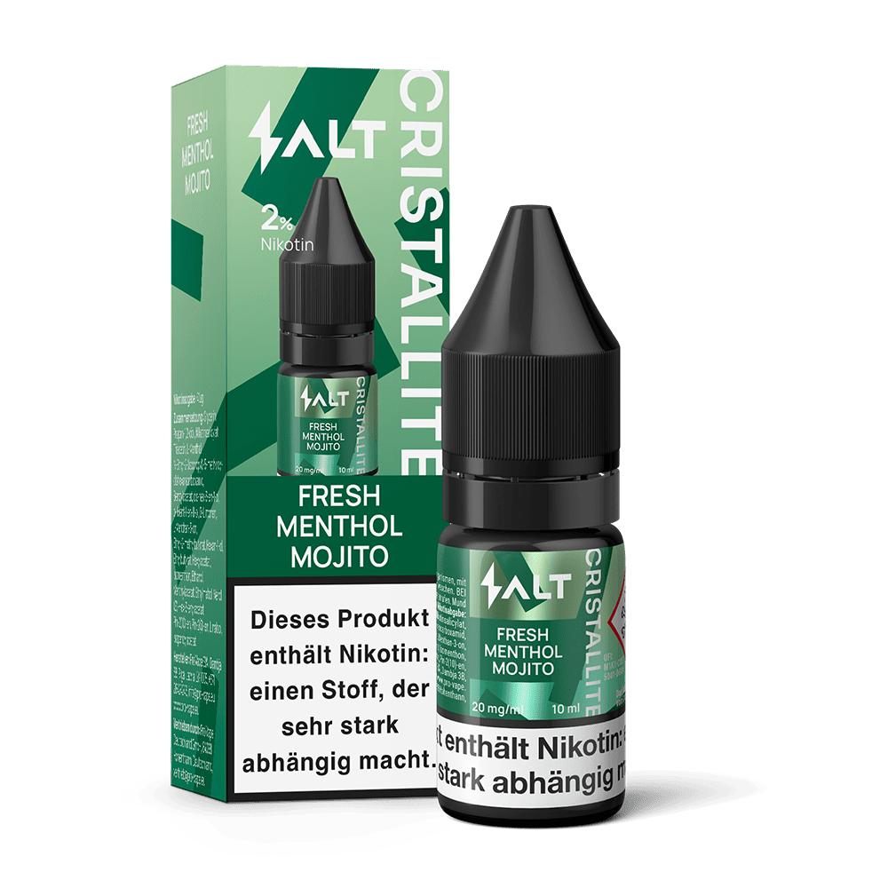 SALT Cristallite Nikotinsalz - Fresh Menthol Mojito - 10ml Liquid 20mg