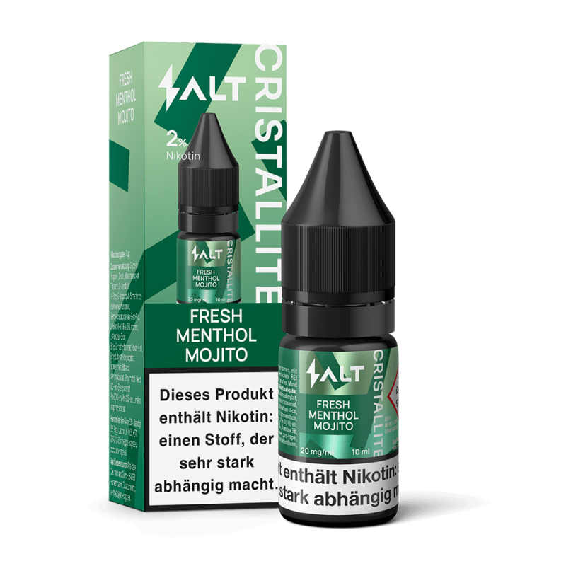 SALT Cristallite Nikotinsalz - Fresh Menthol Moijto - 10ml Liquid 20mg