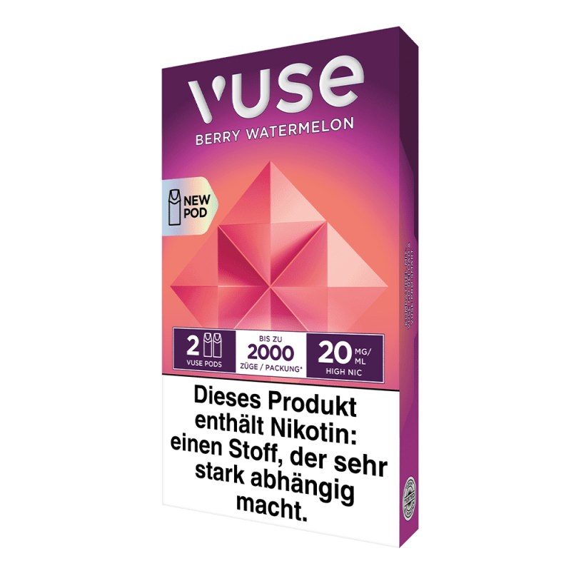 2x Vuse Pod Berry Watermelon Nic Salts 20mg