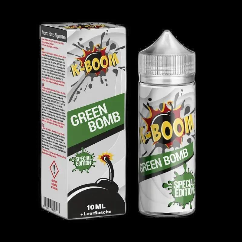 K-Boom Longfill - Green Bomb - 10ml Aroma in 120ml Flasche
