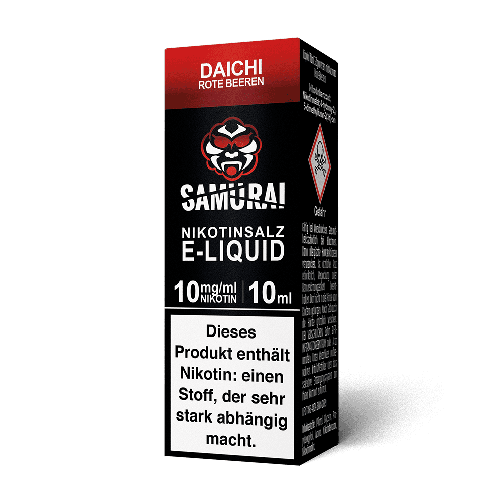 Samurai Nikotinsalz - Daichi Rote Beeren - Liquid 10ml 10mg