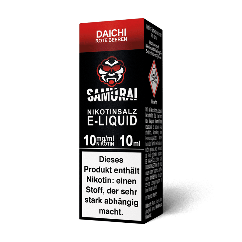 Samurai Nikotinsalz - Daichi Rote Beeren - Liquid 10ml 10mg