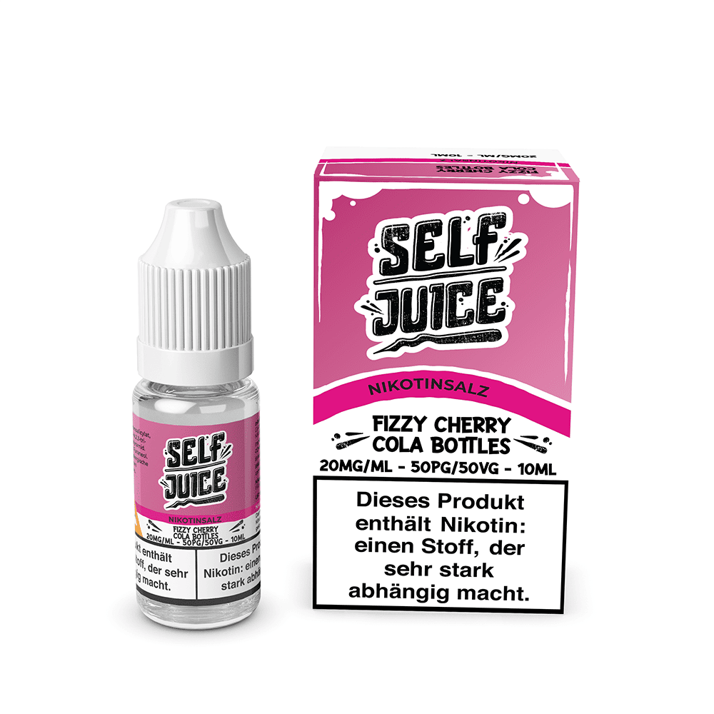 Self Juice Nikotinsalz - Fizzy Cherry Cola Bottles - 10ml Liquid 20mg