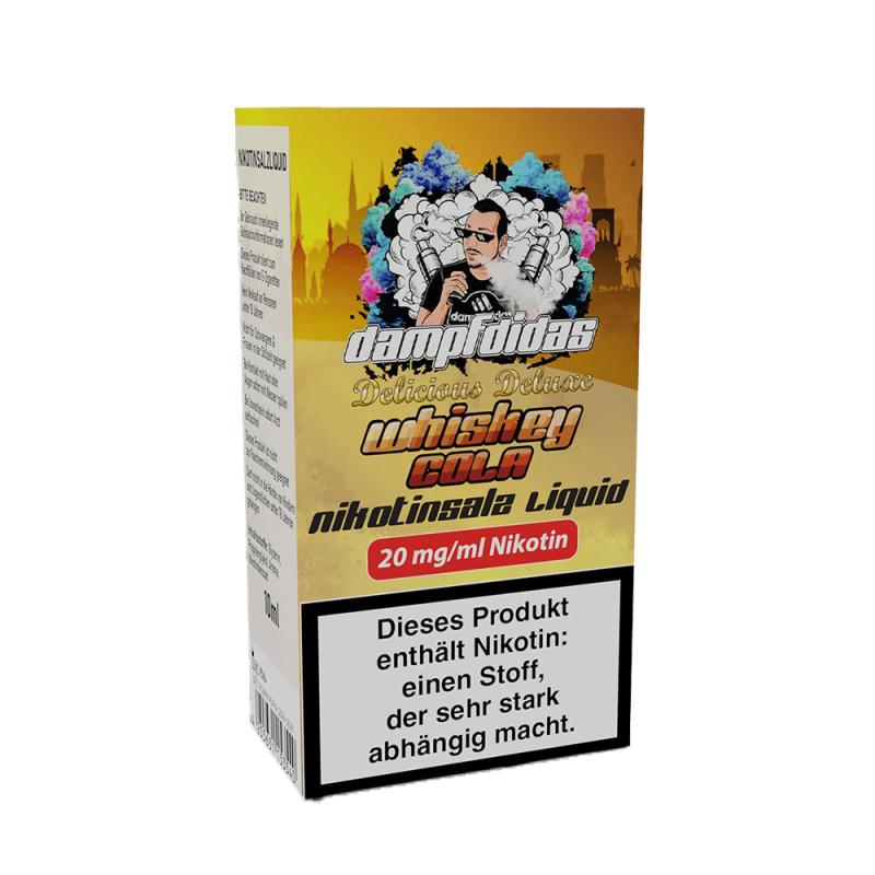 Dampfdidas Nikotinsalz - Whiskey Cola - 10ml Liquid 20mg