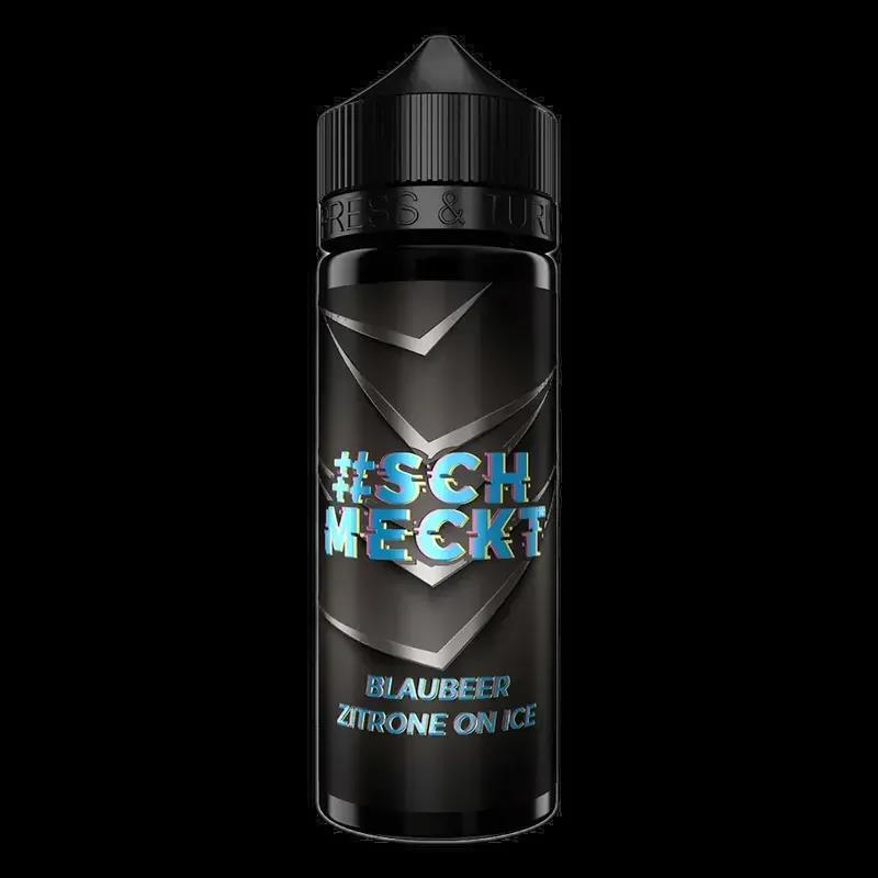 #schmeckt Longfill - Blaubeer Zitrone Ice - 10ml Aroma in 120ml Flasche