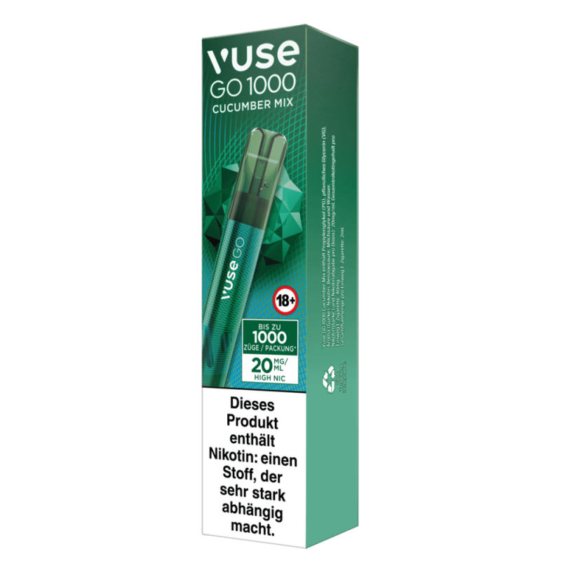 Vuse GO 1000 Cucumber Mix 20mg Einweg E-Zigarette