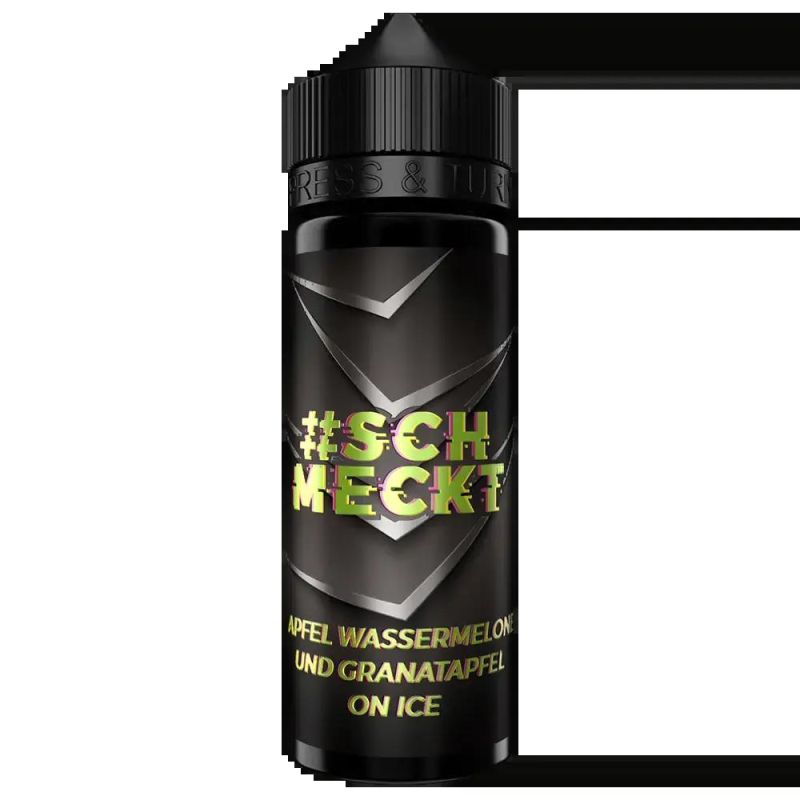 #schmeckt Longfill - Apfel Wassermelone und Granatapfel Ice- 10ml Aroma in120ml Flasche