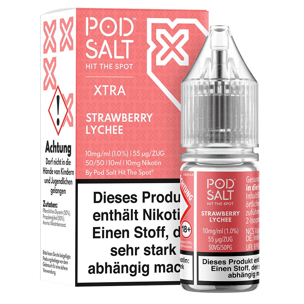 Pod Salt Xtra Nikotinsalz - Strawberry Lychee - Liquid