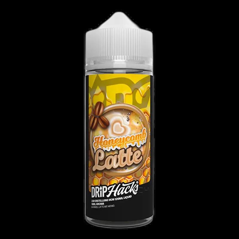 Drip Hacks Longfill - Honeycomb Latte - 10ml Aroma in 120ml Flasche
