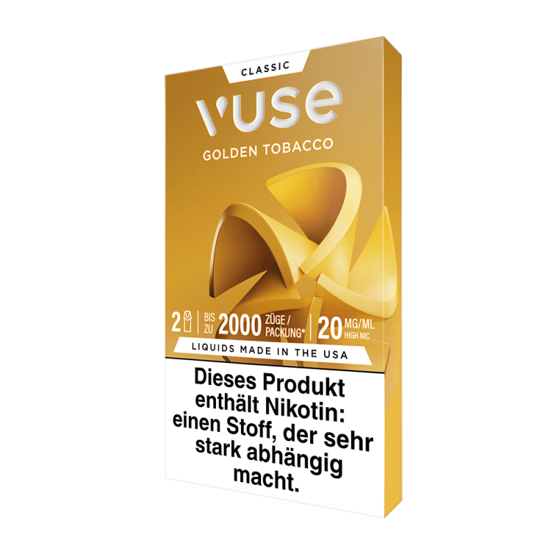 2x Vuse Pod Golden Tobacco Nic Salts 20mg