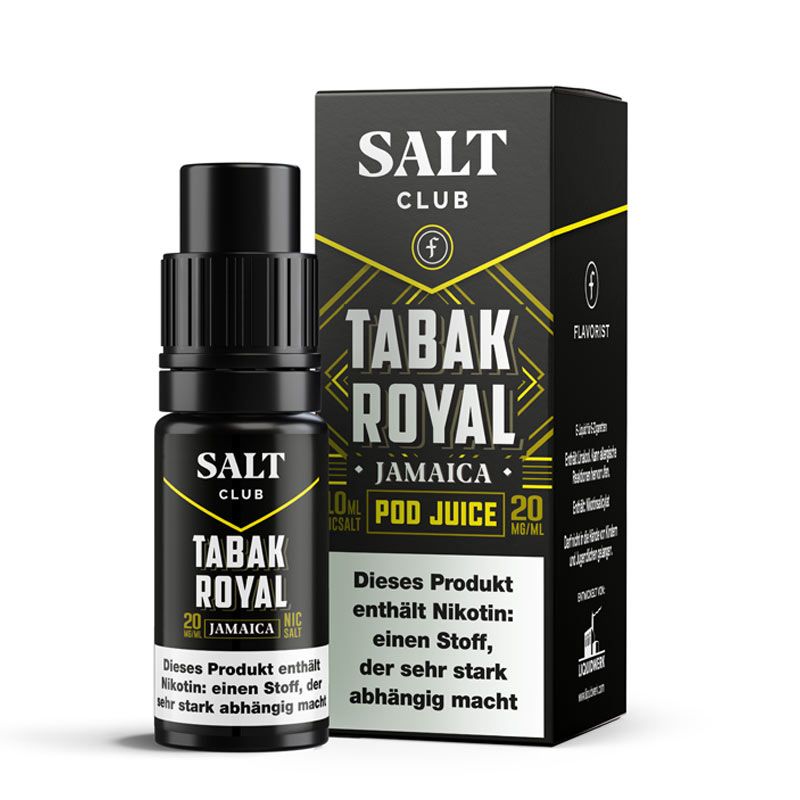 Salt Club Nikotinsalz - Flavorist Tabak Royal Jamaica - Liquid 10ml