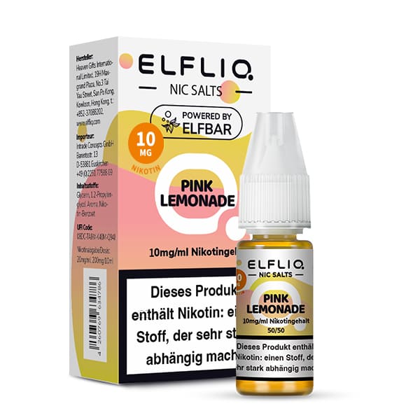 Elfliq by Elfbar Nikotinsalz - Pink Lemonade - Liquid 10ml