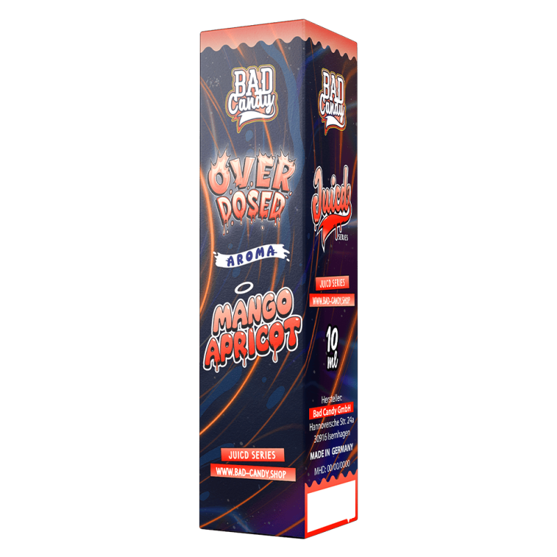 Bad Candy Longfill - Mango Apricot - Overdosed 10ml Aroma in 60 ml Flasche
