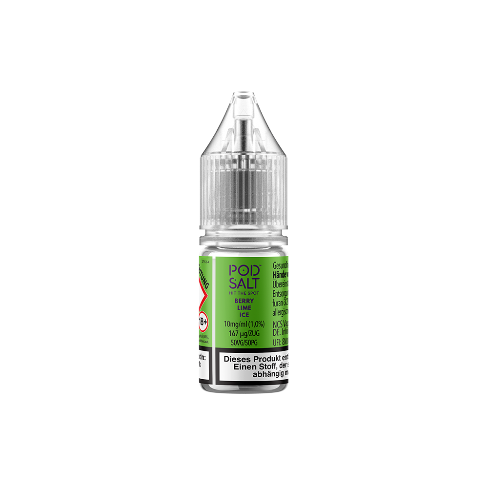 Pod Salt Xtra Nikotinsalz - Berry Lime Ice - Liquid 10ml 10mg