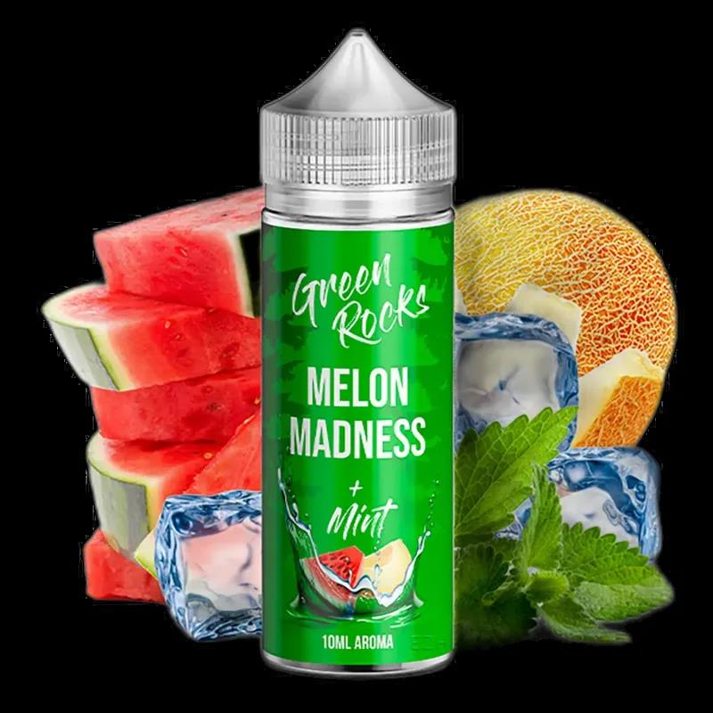 Green Rocks Longfill - Hacks Melon Madness - 10ml Aroma in 120ml Flasche