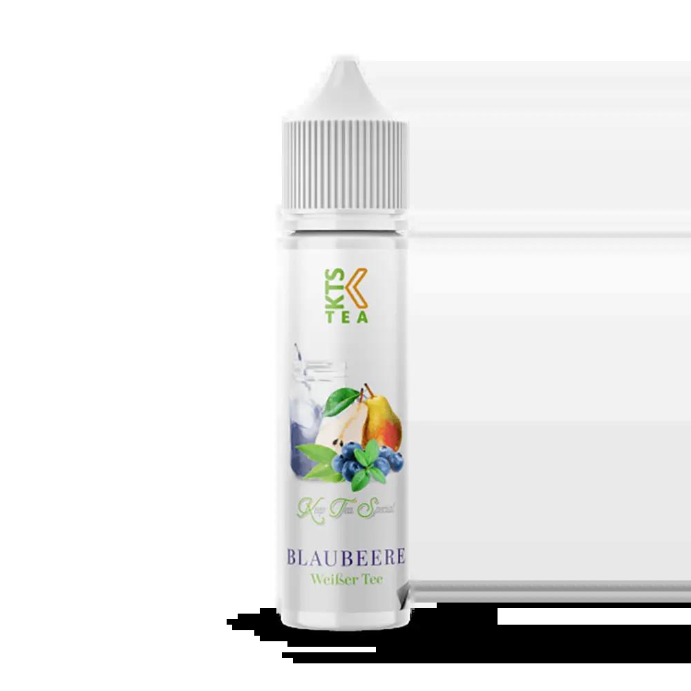 KTS Tea Line Longfill - Blaubeere Weißer Tee - 10ml Aroma  in 60ml Flasche