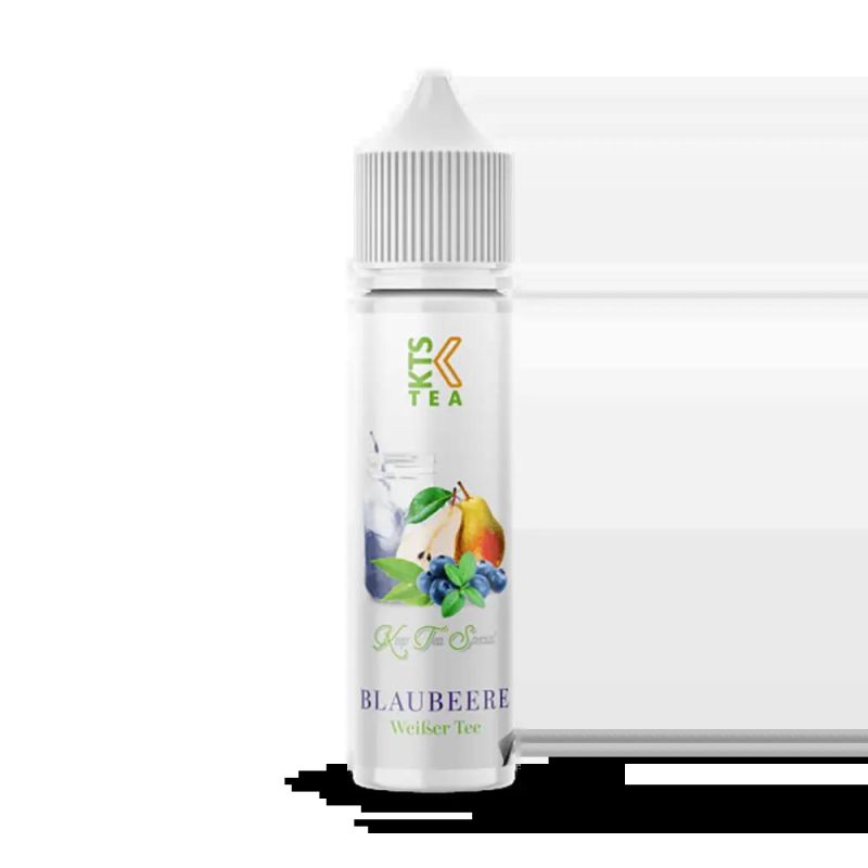 KTS Tea Line Longfill - Blaubeere Weißer Tee - 10ml Aroma  in 60ml Flasche