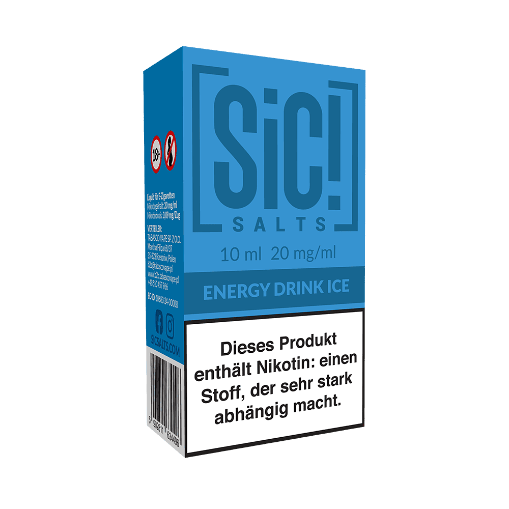 SIC Nikotinsalz - Energy Drink Ice -10ml Liquid 20mg
