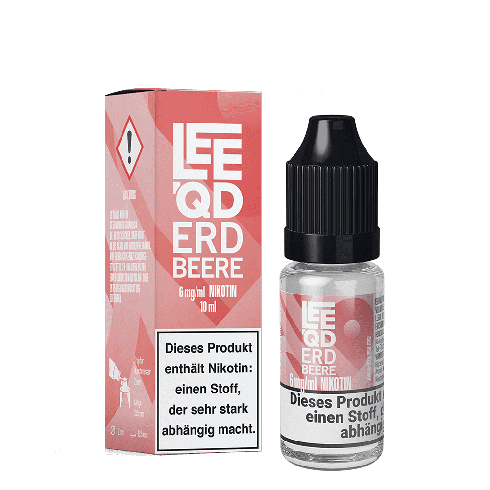 LEEQD Liquid - Fruit Erdbeere - 10ml 6mg