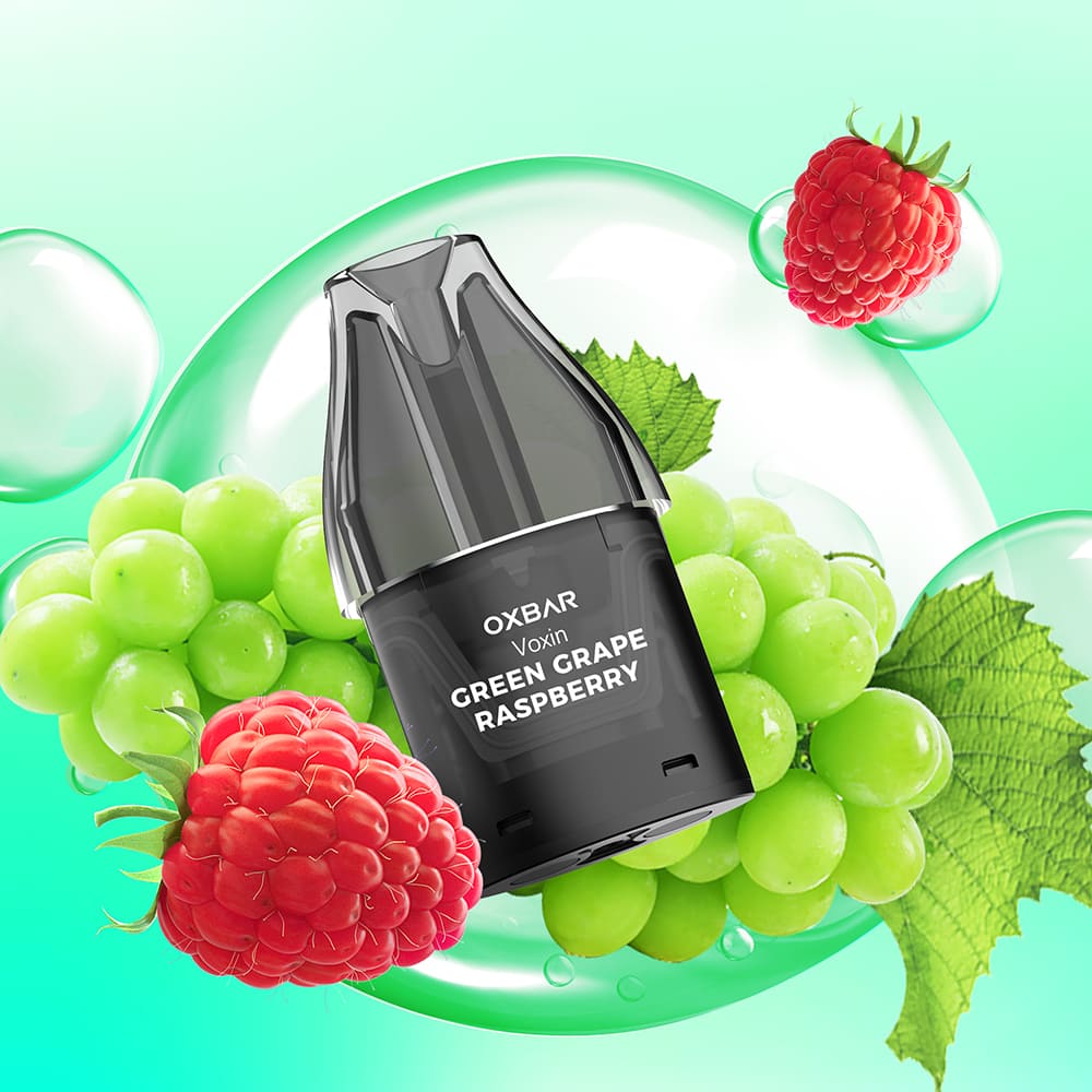 Oxbar Voxin Pods – Green Grape Raspberry – 20mg – 2ml (1 Stück)