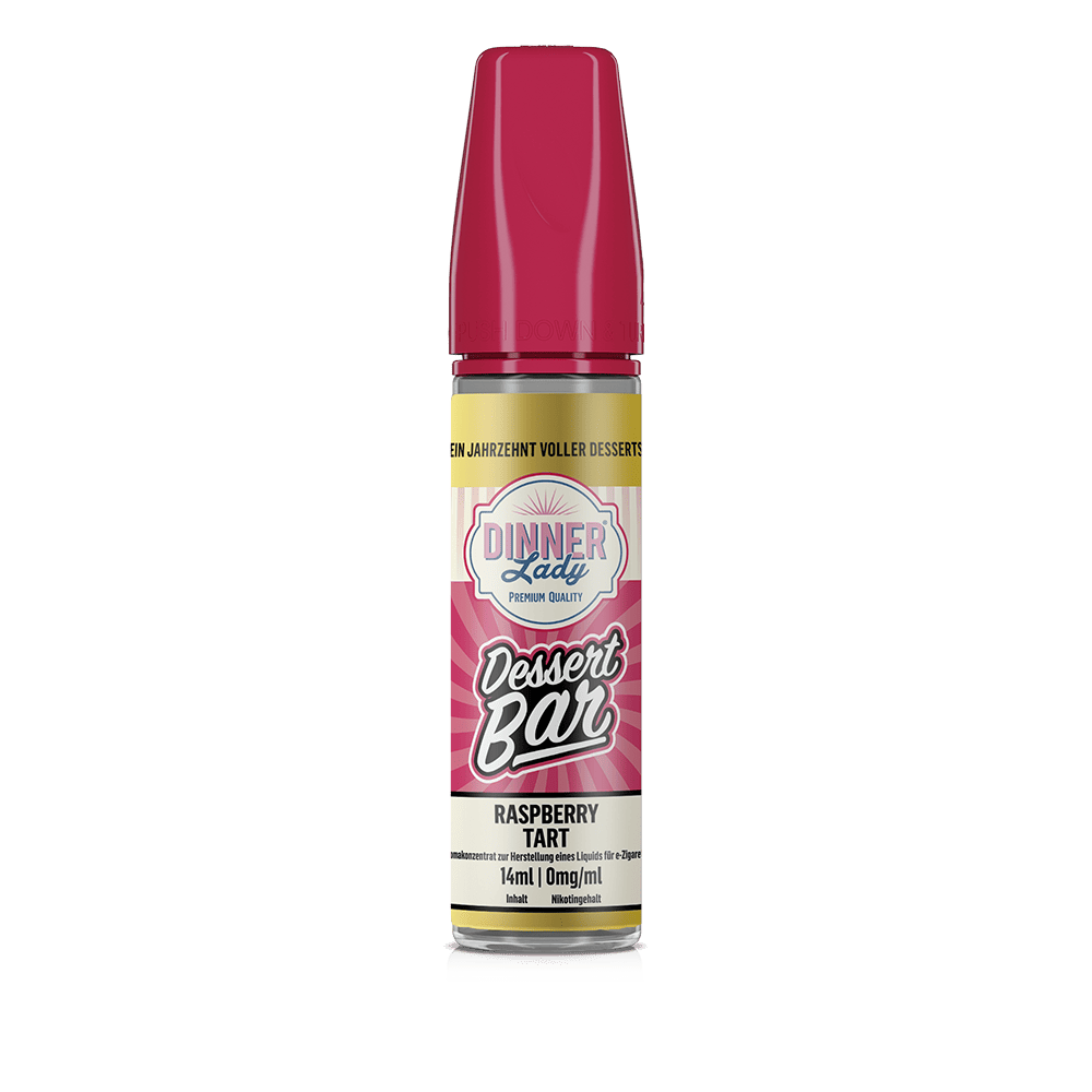 Dinner Lady Dessert Bar Longfill - Raspberry Tart - 14ml in 60ml Flasche
